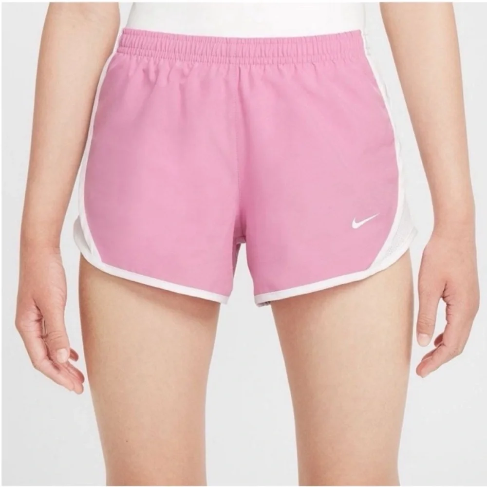 Nike Kids Athletic Shorts in Pink and White